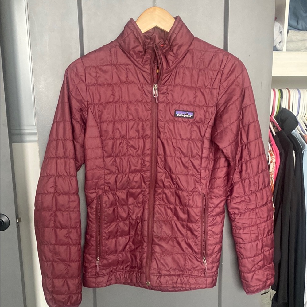 Patagonia Womens Nano Puff - Maroon